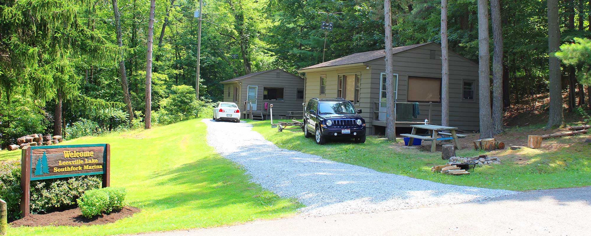 masterpiece dam Sportsman Cozy Ohio rental cabins, remote fishing cabins, family fun cottages located  by the lake and hiking trails